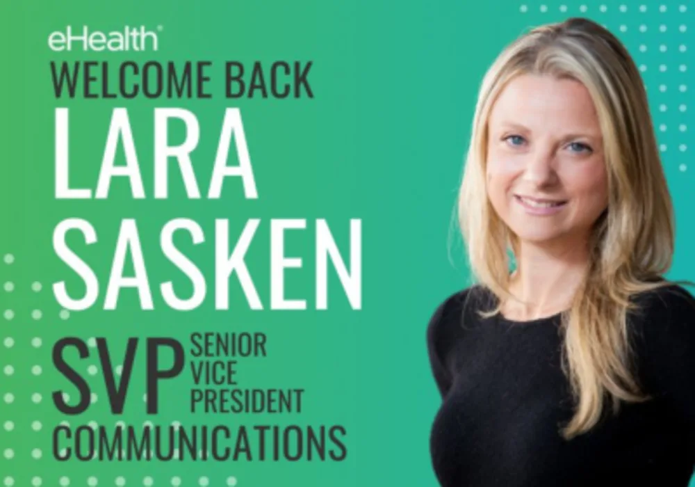 eHealth Welcomes Back Lara Sasken as Senior Vice President, Communications