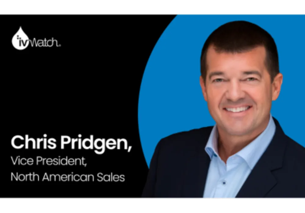 ivWatch Strengthens Management Team and Appoints Chris Pridgen as Vice President, North American Sales