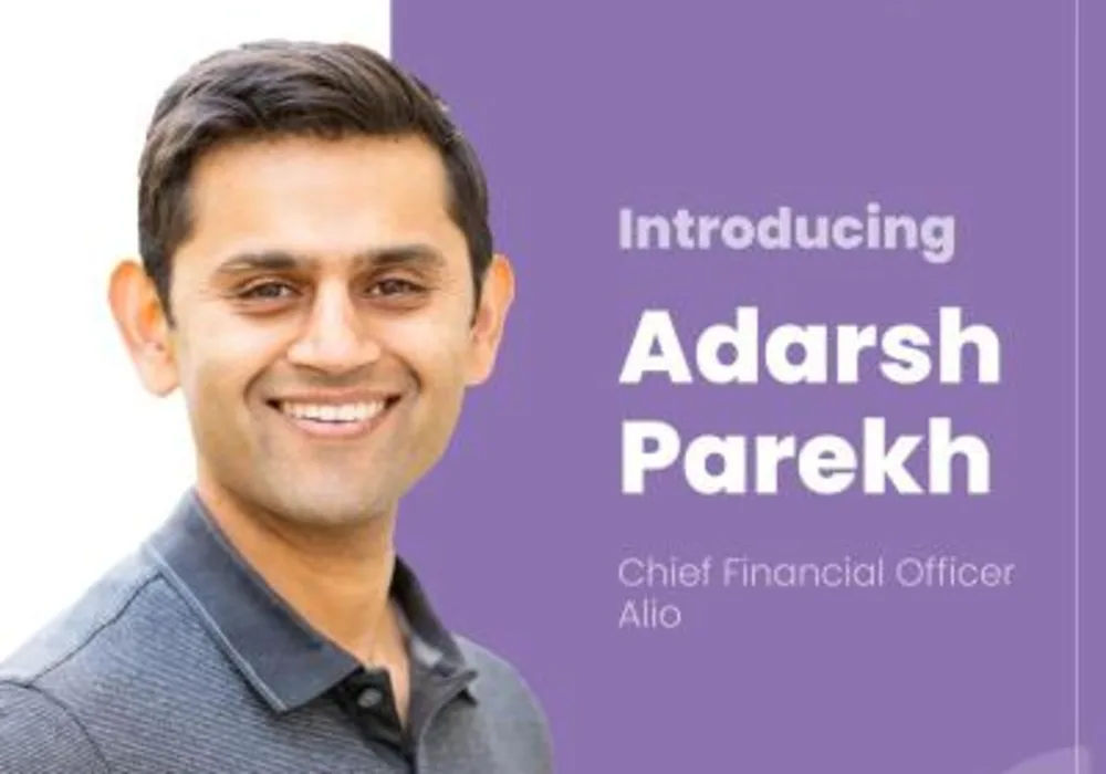 Alio names Adarsh Parekh as Chief Financial Officer