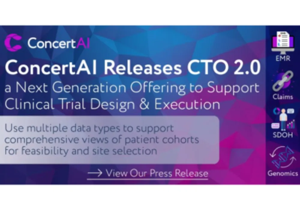 ConcertAI Releases CTO 2.0, a Next Generation Offering to Support Clinical Trial Design