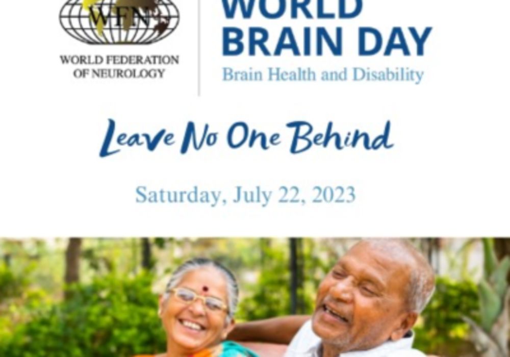 World Brain Day 2023: Promoting Brain Health and Disability Awareness