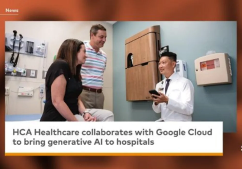 HCA Healthcare Collaborates With Google Cloud to Bring Generative AI to Hospitals