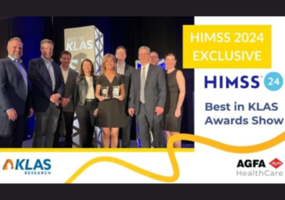 HIMSS Exclusive: Day -1: AGFA HealthCare secures two #1 positions at Best in KLAS Awards Show in Orlando