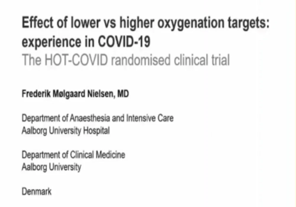 Just Published: The HOT-COVID Clinical Trial - ISICEM 2024 