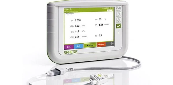 State of the Art: Sphere Medical Debuts Miniature In-Line Blood Gas Analyser