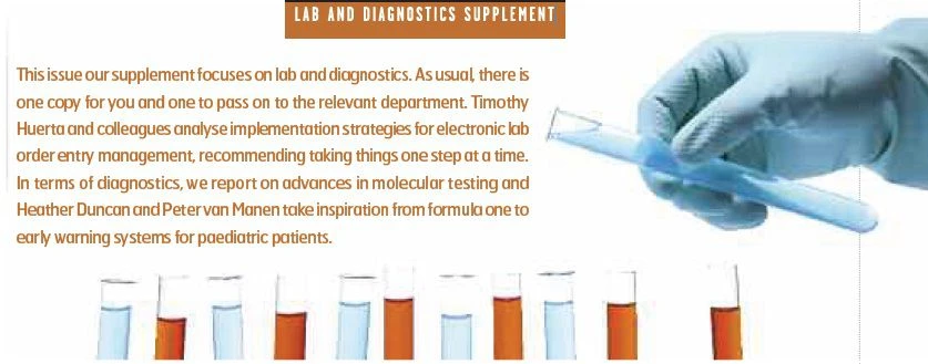 Incremental Implementation Strategies for Electronic Lab Order Entry Management