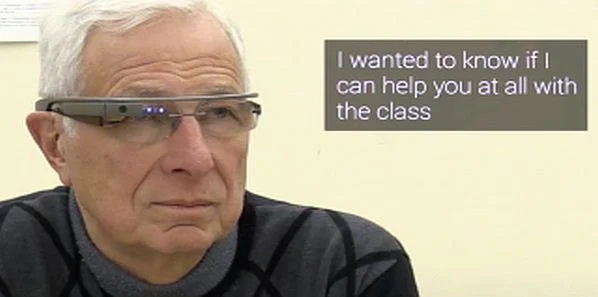 Google Glass Software Provides Captions for Deaf Users