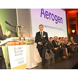 Aerogen CEO, John Power, was named the European Entrepreneur of the Year at the RSM Awards