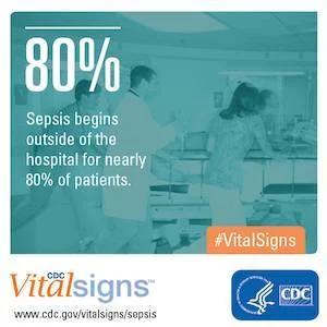 Sepsis graphic, credit Centers for Disease Control and Prevention  