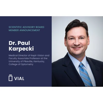 Dr. Paul Karpecki of Keplr Vision Joins Vial&rsquo;s Ophthalmology CRO Scientific Advisory Board