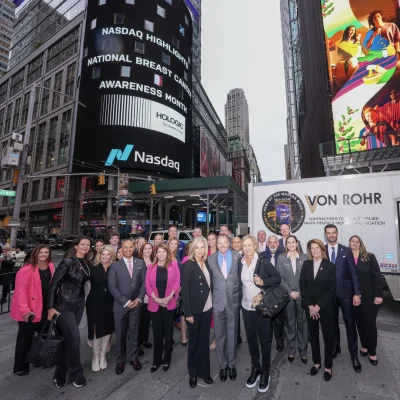 Hologic Rings Nasdaq Opening Bell to Kick Off Breast Cancer Awareness Month