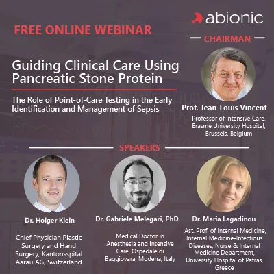 Abionic Webinar &ndash; Guiding Clinical Care Using Pancreatic Stone Protein