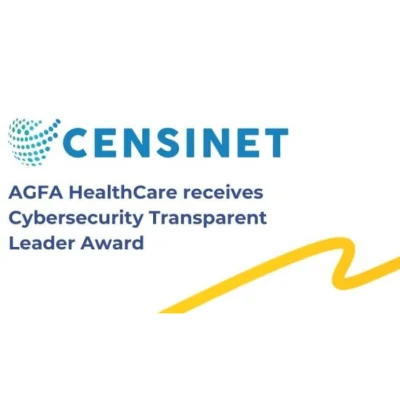 AGFA HealthCare receives Cybersecurity Transparent Leader Award from Censinet