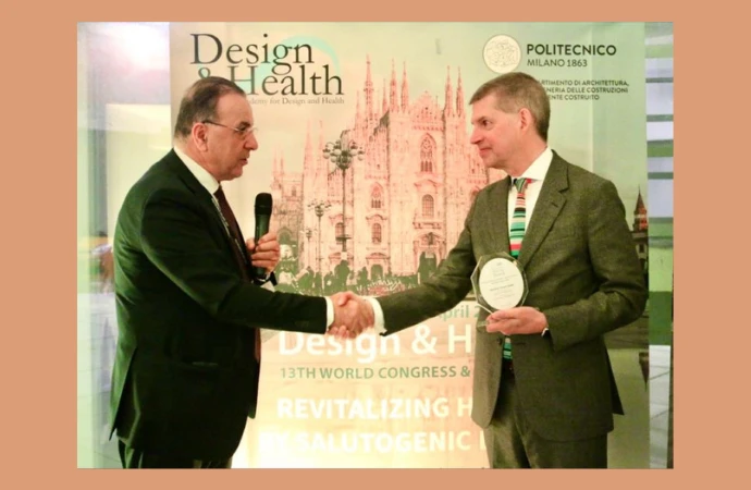 Tye Farrow Honored with Salutogenic Project Design Award at 13th World Congress of Design &amp; Health