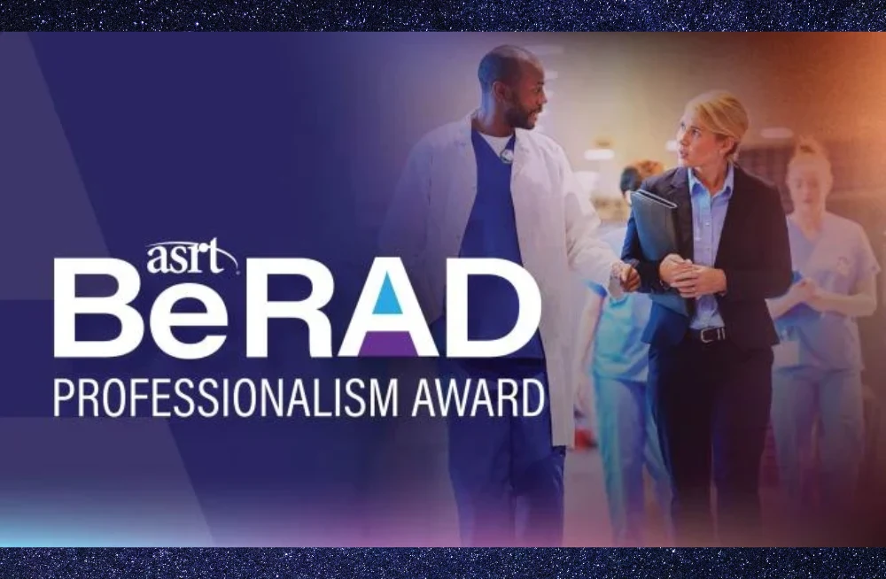 The American Society of Radiologic Technologists Announces the BeRAD Professionalism Award