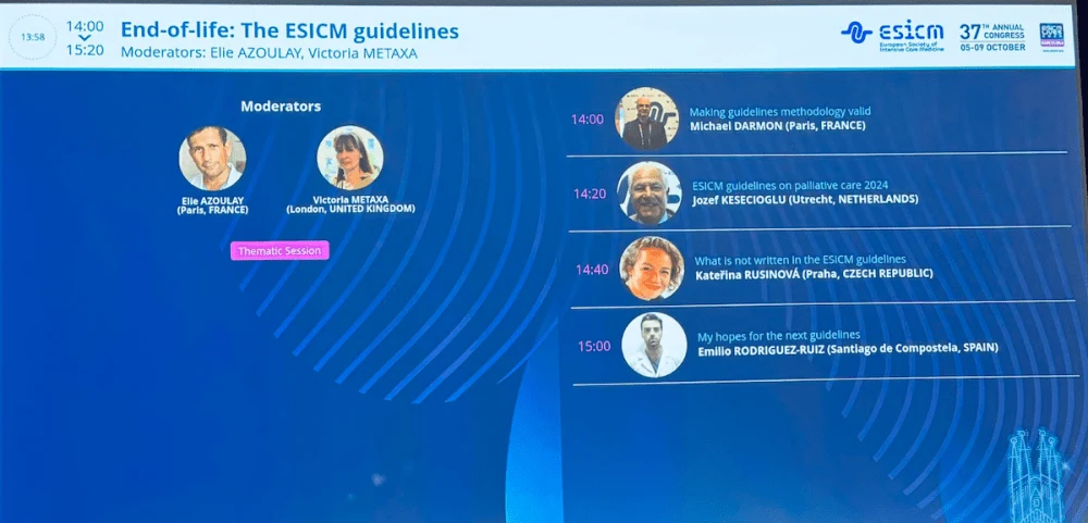 ESICM Guidelines on End-of-Life and Palliative Care