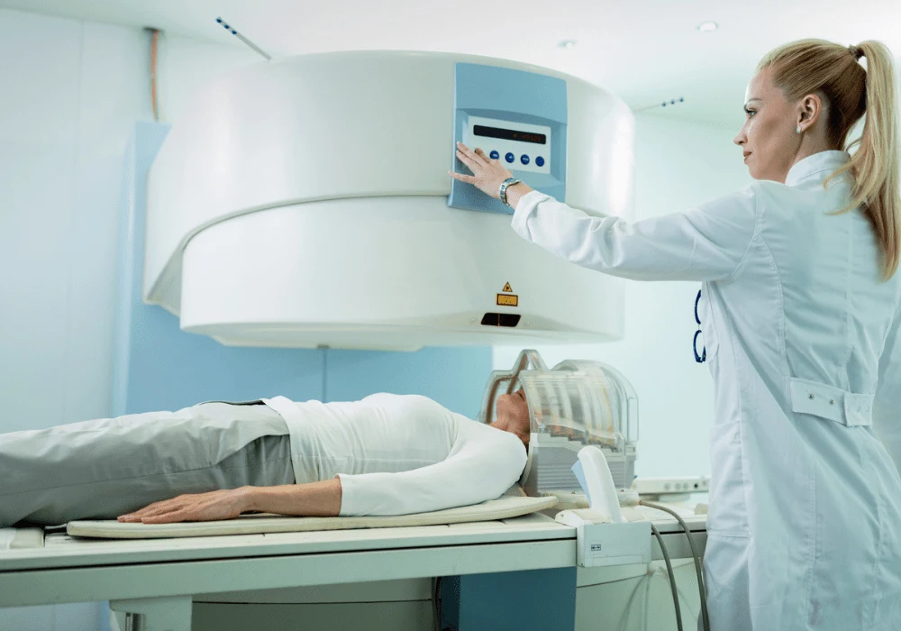 Patient Undergoing MRI Scan &ndash; Non-Invasive Brain and Spine Imaging for Precise Diagnosis&nbsp;