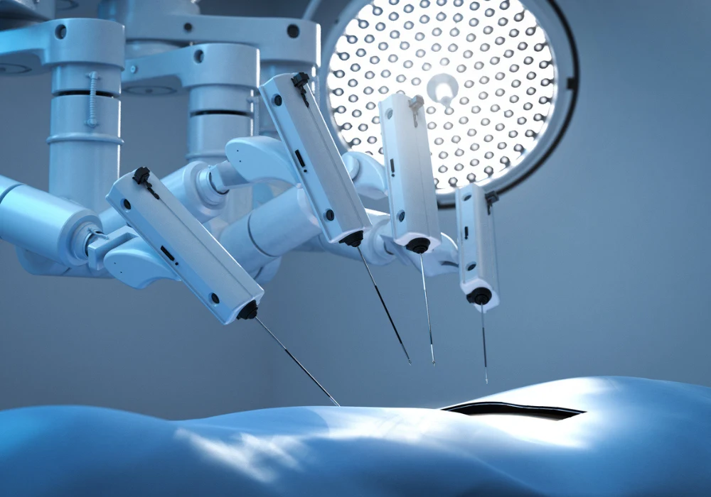 Surgery robot in operation room