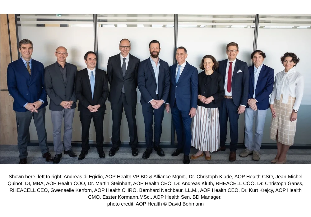 RHEACELL and AOP Health: Strategic Partnership