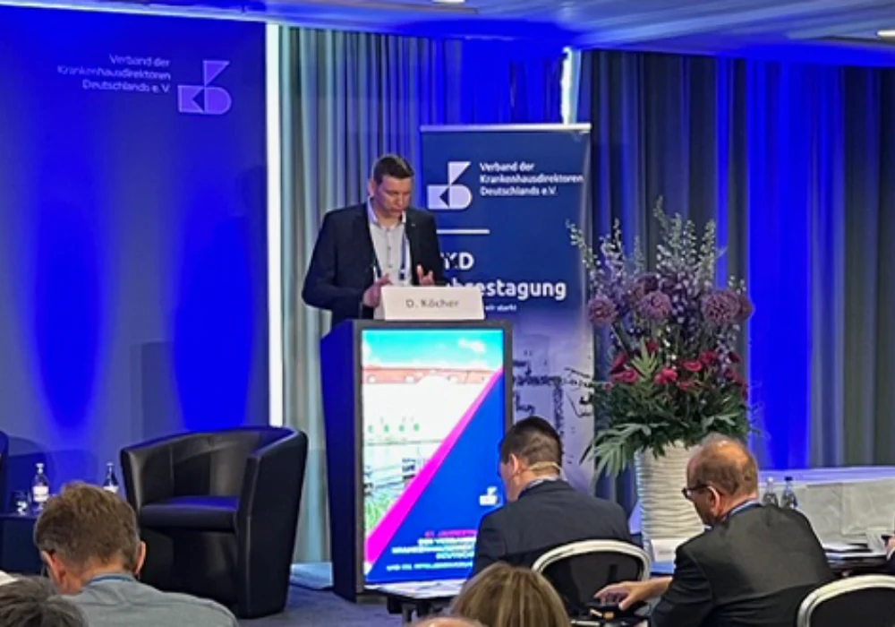 Opening of the annual conference, at the podium VKD President Dirk K&ouml;cher