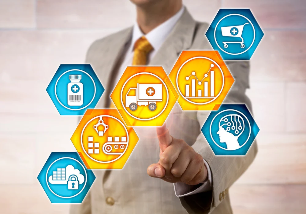 Digital interface for healthcare logistics and supply chain management.&nbsp;