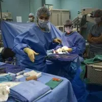 Nurse during surgery 