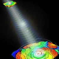 Controlling electrical cardiac waves using computer generated light patterns 