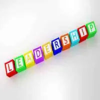 Leadership spelled out in blocks