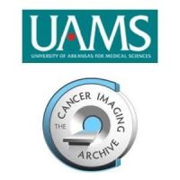 The Cancer Imaging Archive and UAMS logos