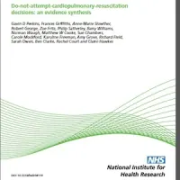 Report on do not attempt cardiopulmonary resuscitation decisions - cover image