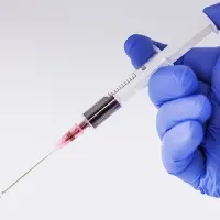 Syringe with blood, credit Pixabay