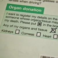 Organ donation form