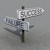 Success failure signs, credit Pixabay