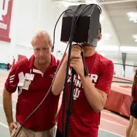 Portable eye-tracking technology that could be used on the sidelines of sports events to immediately assess athletes for concussion following impact.