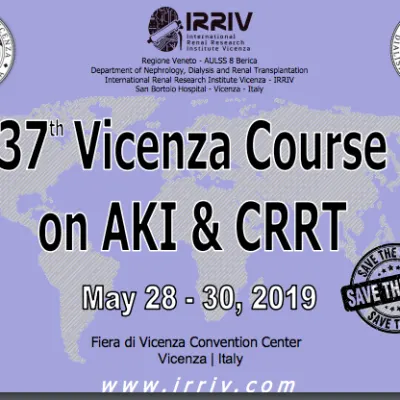 37th Vicenza Course on AKI &amp; CRRT 