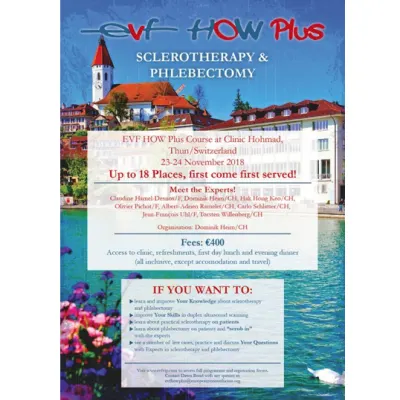 EVF HOW Plus Venous Sclerotherapy &amp; Phlebectomy Course