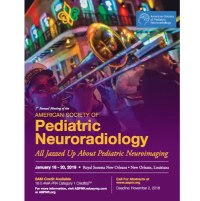 First Annual Meeting of the American Society of Pediatric Neuroradiology