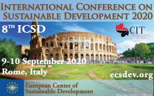 ICSD 2020: 8th International Conference on Sustainable Development