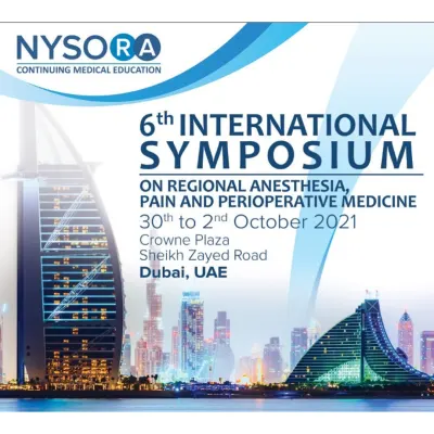6th International Symposium On Regional Anesthesia, Pain And Perioperative Medicine
