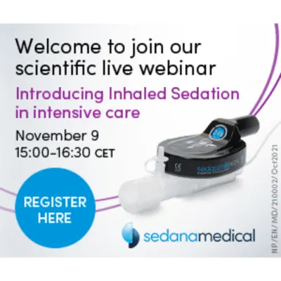 Introducing Inhaled Sedation in intensive care