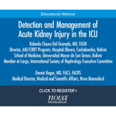 Detection and Management of Acute Kidney Injury in the ICU