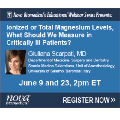 Ionized or Total Magnesium levels&mdash;What Should We Measure in Critically Ill Patients?