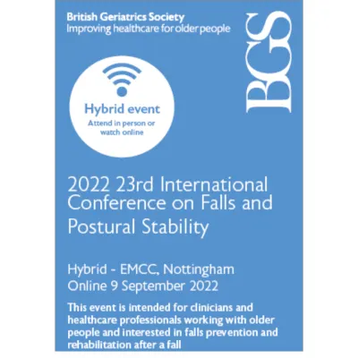 2022 23rd International Conference on Falls and Postural Stability