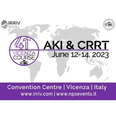 41st Vicenza Course on AKI &amp; CRRT