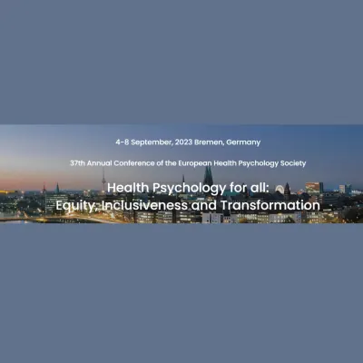 37th Annual Conference of the European Health Psychology Society EHPS 2023