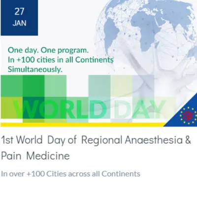 1st World Day of Regional Anaesthesia &amp; Pain Medicine 2024