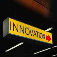 Sign saying Innovation