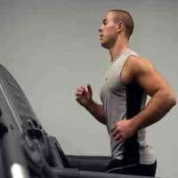 Man on treadmill  