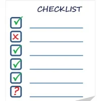 Diagram of checklist