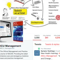 Screenshot of ICU Management&#039;s Twitter page